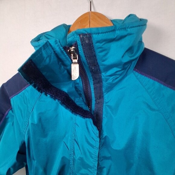 Vintage 1990s North Face Extreme Jacket Women 10 Teal Snow Ski Gore Tex Winter - Picture 8 of 16
